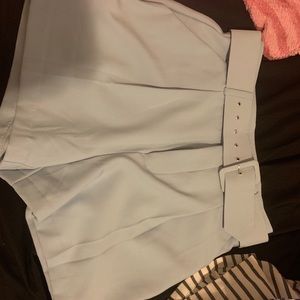 Forever 21 high waisted light blue shorts